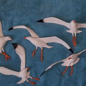 Set of 5 Seagulls